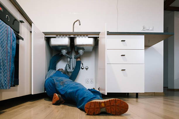 Professional Drain Cleaning technician working in Burnettsville, IN